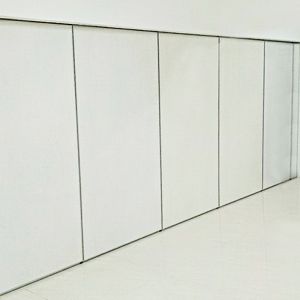 White Magnetic Writable Board Movable Partition Walls For Art Gallery Exhibition