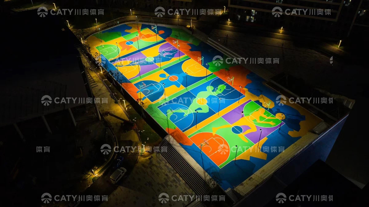 Factory Price for Semi-PreFabricated Basketball Court with Professional Performance and High Elasticity