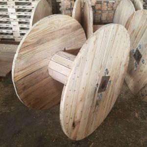 Ispm15 Wooden Cable Drum Large Industrial Wooden Cable Reels