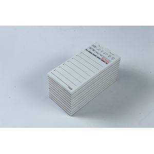 CT-3616WP Customizable English Language Paper Guest Check with Personalized