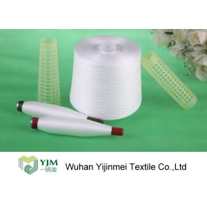 High Double Twist Ne 50/2 Polyester Core Spun Yarn For Thick Fabric / Silk