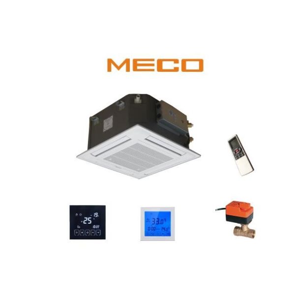 1300CFM Ceiling Mounted Cassette Fan Coil Unit Negligible Maintenance Lower