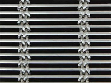 Rods / Cable Architectural Metal Mesh Screens , Decorative Metal Mesh Sheets