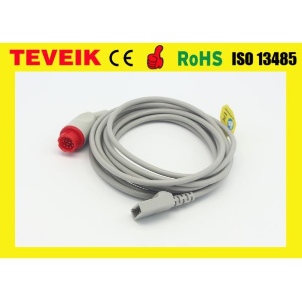 Factory Price of 78205A invasive blood pressure IBP cable, Round 12 Pin To Utah adapter for patient monitor