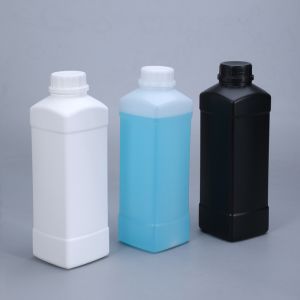 Long Lasting 500ML Square Plastic Bottle Easy Filling And Pouring