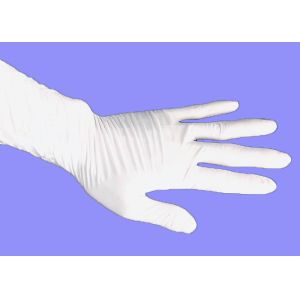 Odorless Nitrile Medical Examination Gloves Bacterial Penetration Resistance