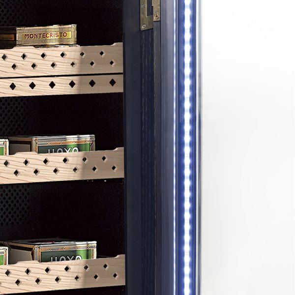 Digital Precision Climate Control Black Wood Cigar Cooler Humidor Digital Precision Climate Control Black Wood Cigar Cooler Humidor