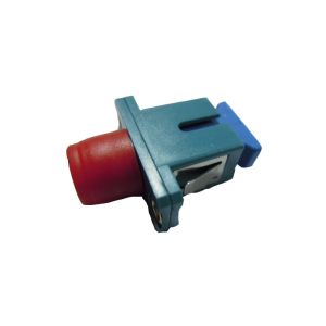 PVC / metal Fc To Sc Fiber Adapter 1000 times Durability Simplex Shutter