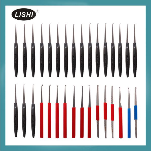 Buy Lishi Lockpick Auto Locksmith Tools Set 33 in 1 New Add Renaul Fr and Geely at wholesale prices
