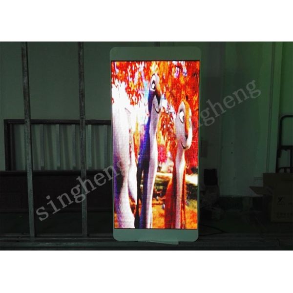 Buy P5 Lamp Post Led Advertising Board Epistar LED Chip Constant Drive Type at wholesale prices