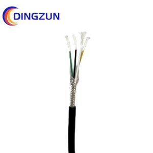 4core Silver Copper Shielded Sensor Cable