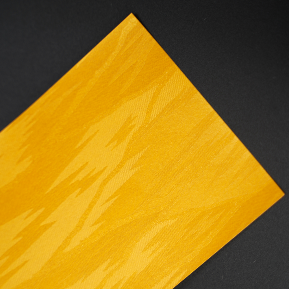 Yellow Waterproof PVC Paper for Gift Box Covers