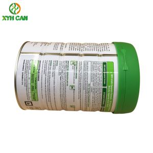 Plastic Cap BPA Free CMYK 800g Milk Powder Tin Can