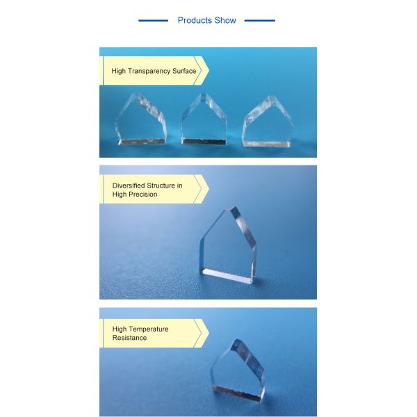 Customized Clear Conical Quartz Sheet for High Temperature