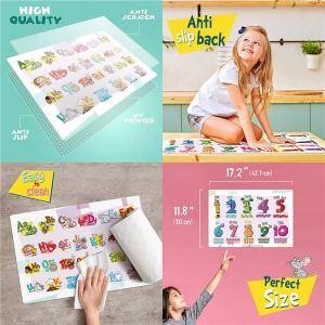 LDPE 2mils Disposable Baby Placemats Educational For Kids