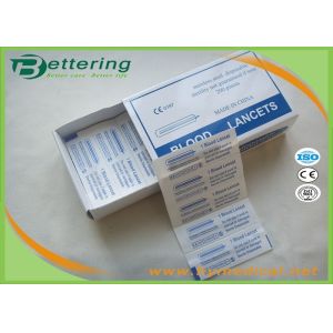 Disposable Sterile Stainless Steel Blood Lancet Blood Sample Collection Needle