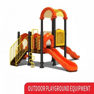 Quality Amusement Equipment Plastic Slide Outdoor Playground Custom Swing Set Kids for sale