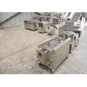 Small Scale Chips making Machine , Potato Chips Manufacturing Plant Fully