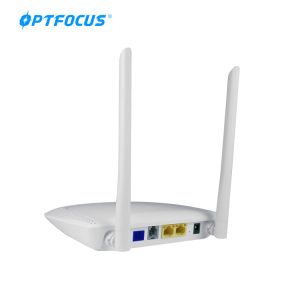 Xpon Optical Network Unit 1GE 1FE 1POTS WiFi FTTH EPON ONU 20km Distance