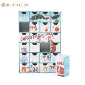 XL Packaging Custom Luxury Boxes Custom Design Christmas Cosmetic Advent