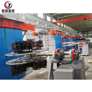 Two Arm Shuttle Rotomolding Machine For Slide Making