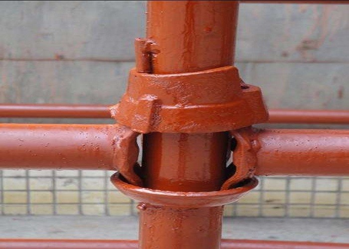Building Bridge Round Wedge Lock Scaffolding Durable High Bearing Capacity