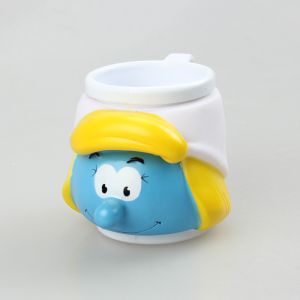 Halloween Cup 3D Pumpkin Molding 250ML Plastic PP Material Cup With Rubber Logo