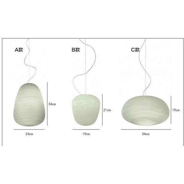 White Retro globe pendant light glass ball lamps shade suspension lamp（WH-GP-83)