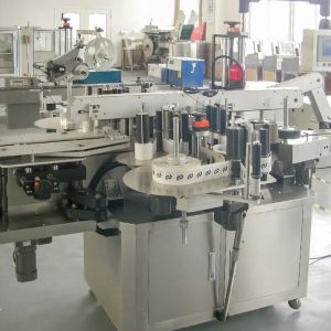 Double Sided Automatic Front Back Sides Flat Labeling Machine For Square Plastic