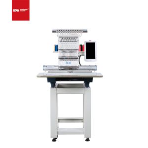 BAI Cap Embroidery Machine 1200rpm Single Head Computerized Embroidery Machine