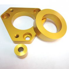 CNC Custom Machining aluminum precision Orange anodized finish series