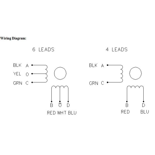 1.8° 20mm Hybrid Stepper Motor- NEMA8