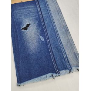 China TWILL Style Woven INDIGO/BLACK 12.2oz Denim Fabric For Boyfriends Jeans on sale