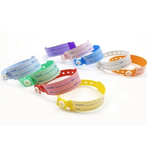 EN 13795 Patient Identification Bracelet Material PVC Color Blue ISO13485