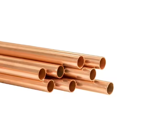 Buy Red Copper Tube Seamless Pipes in TU0 TU1 TU2 Bending Cutting Welding Services Offered at wholesale prices