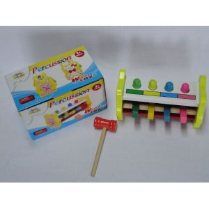 Quality Knock Musical Instrument Xylophone Kids Wooden Play Sets with Bar / Lovely Little Rabbit for sale