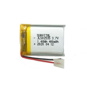 PL502535 1.48Wh 400mAh 3.7 V Lithium Battery Pack