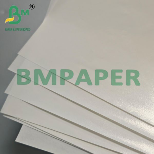 35-70gsm Waterproof PE Coated White Kraft Paper 500x700mm for Food Box Packing