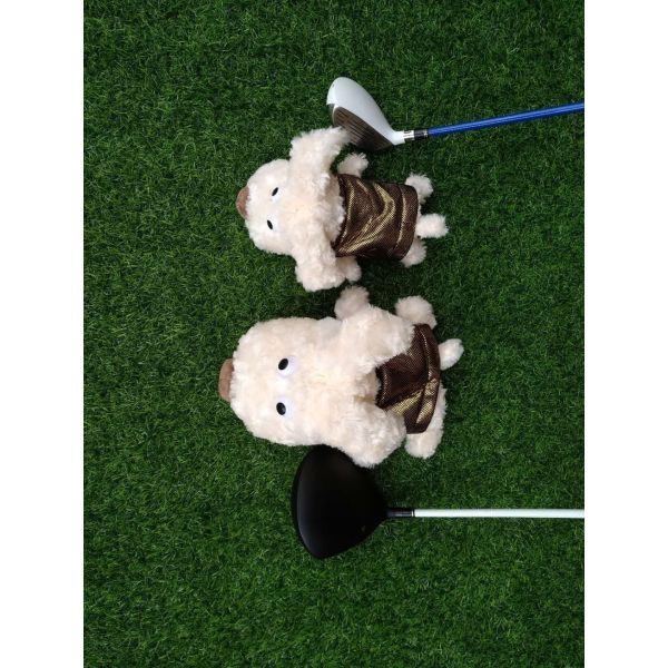 golf head cover , dog head cover , animal head cover , plush head cover , driver head cover