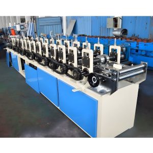 Omega Type Top Hat Upright Shelf Panel Cross Support Bar Roll Forming Machine