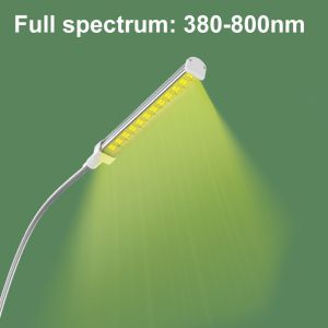 4 Head LED Clip Grow Light Intelligent Control Timing Dimming