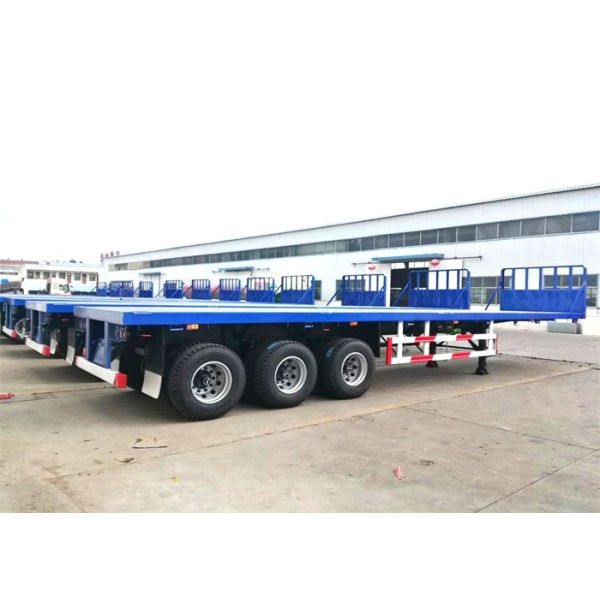 Buy Q235B Steel Beam Custom 12m Shipping Container Trailer at wholesale prices