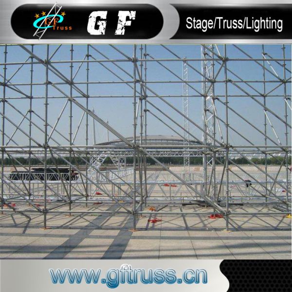 Silver Aluminum Layer Truss Event Outdoor Truss System Heavy Duty