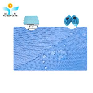 EOS Breathable SMS Non Woven Fabric In 20 - 100gsm For Surgical Gown