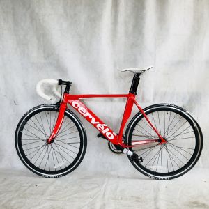 12KG 700C Single Speed Track Aluminum Frame Fixed Gear Bike with Carbon Fiber