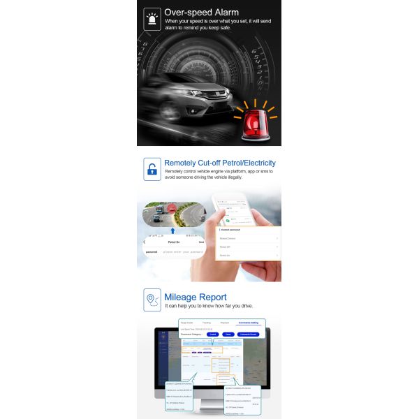 SOS Microphone 4G GPS Tracker LBS SMS Easy Hidden 140mAh Real Time