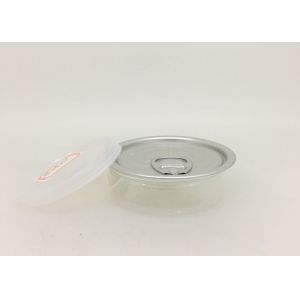 100ml Clear Plastic Cylinder For Dry Fruit / Nut BPA Free Leak Proof