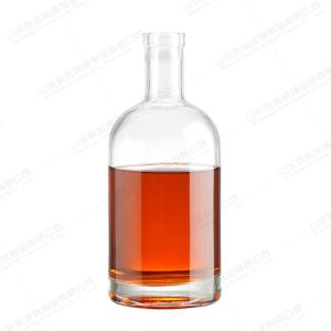Acceptable Customer's Logo 750ml Champagne Wine Glass Bottle with Hot Stamping