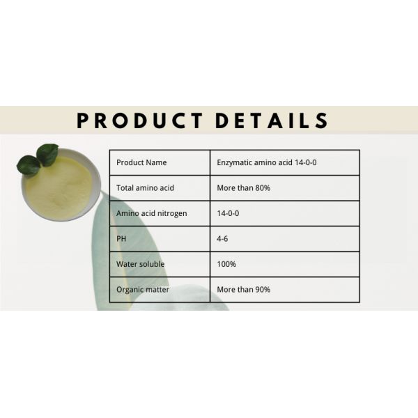 Soy Protein Hydrolysate Organic Crop Fertilizers Amino Acid 80% OMRI List