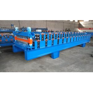 0-12 M / Min Rolling Speed Glazed Tile Roll Forming Machine Driven By 1.2 Inch
